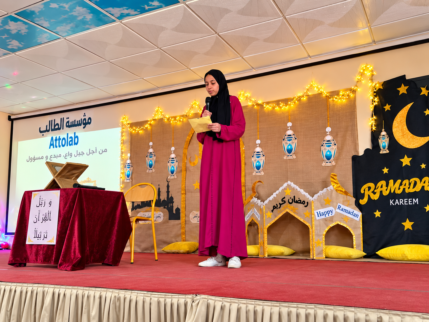 Présentation des collégiens autour du Ramadan