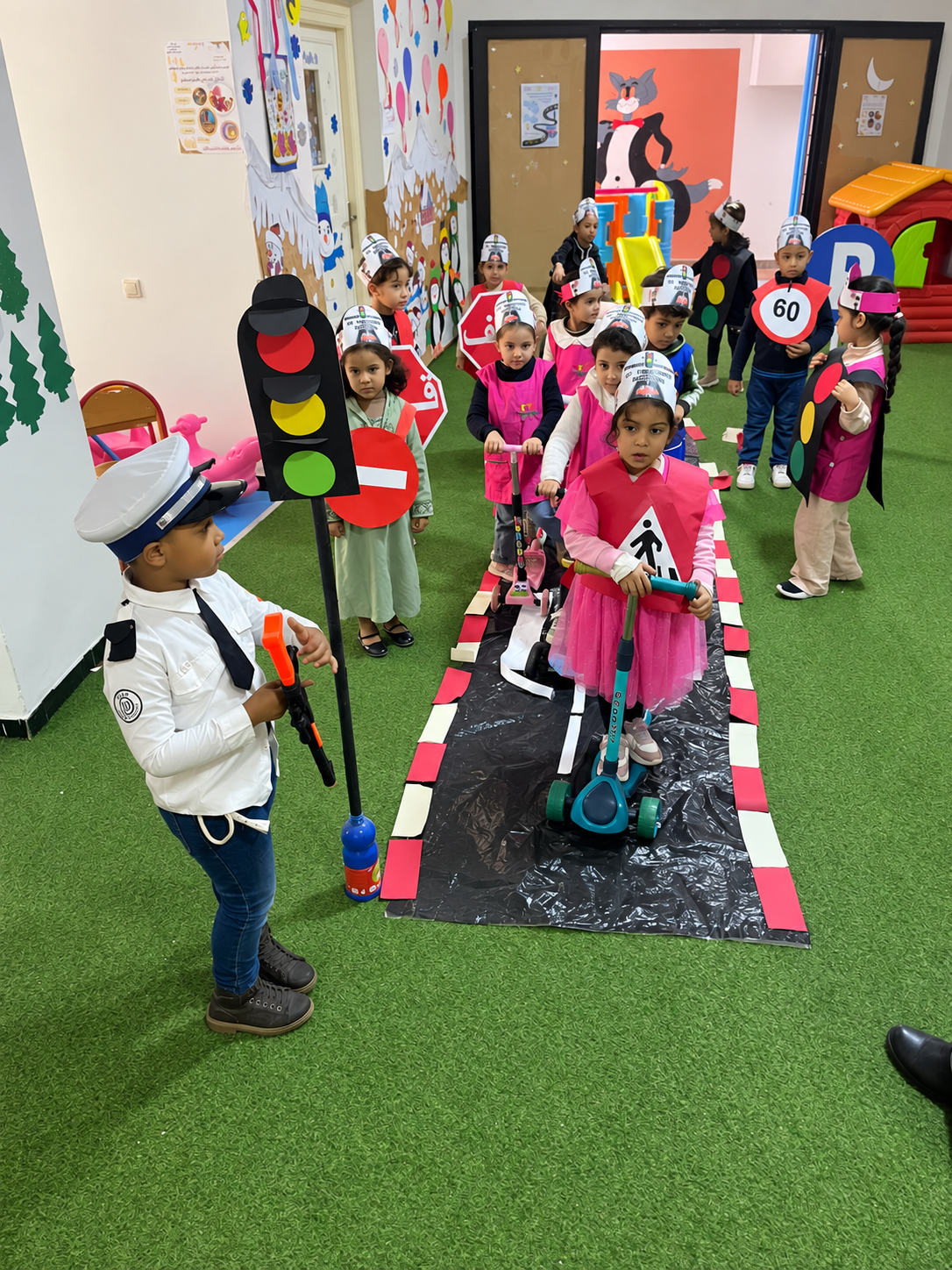 Atelier de sécurité routière avec les élèves