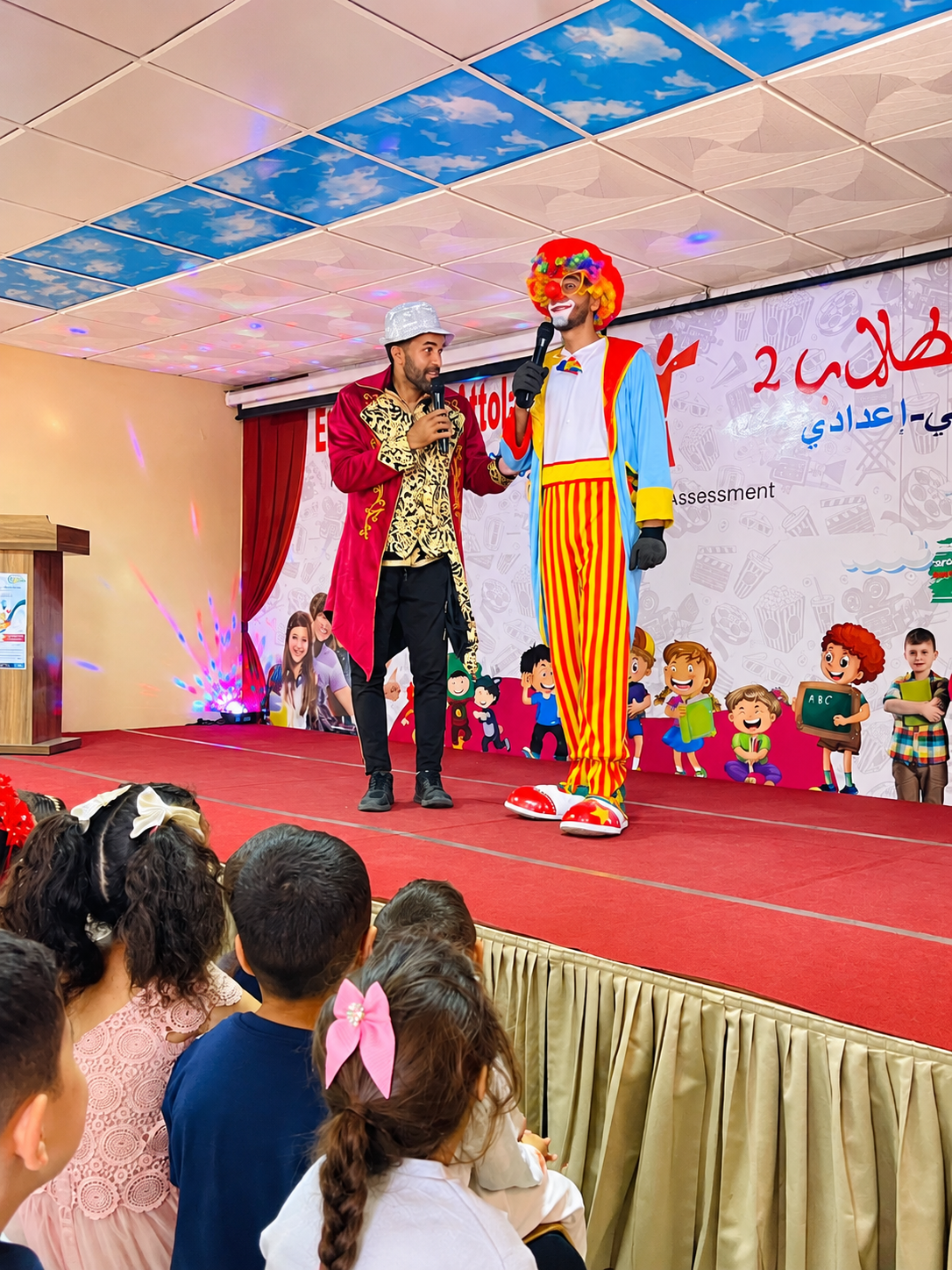 Animation et spectacle avec les enfants de la maternelle